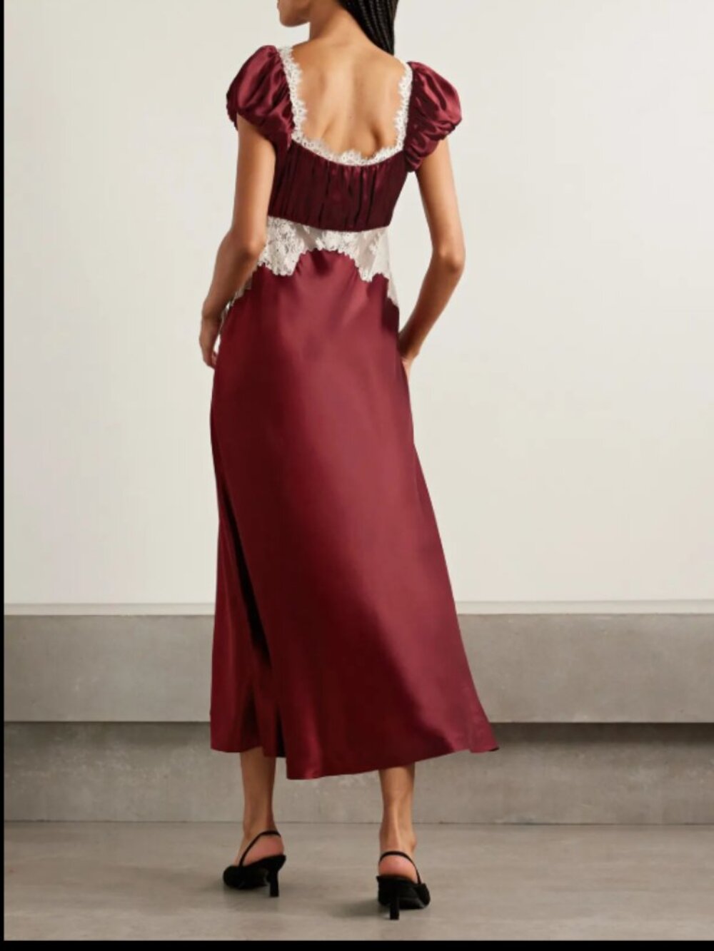 DOEN VEDA DRESS IN ELDERBERRY - Picture 3 of 5